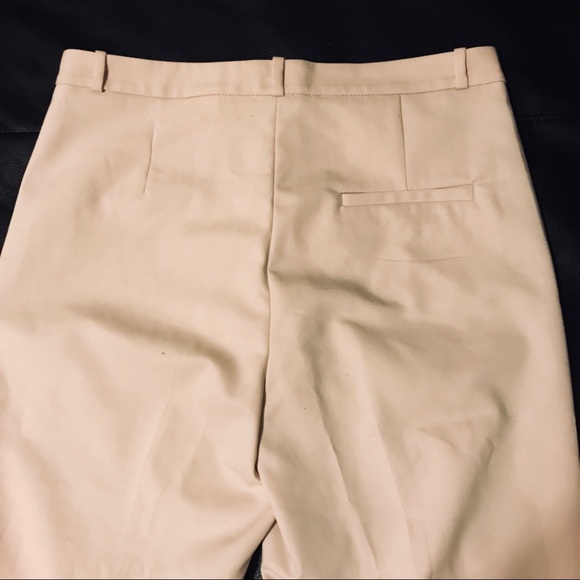 NEW High-waisted Khaki/ Light Beige Pants - Picture 4 of 8